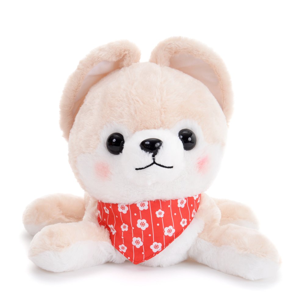 Plush Dog, Amuse, Mameshiba San Kyodai, Sasuke, Beige, 16 Inches