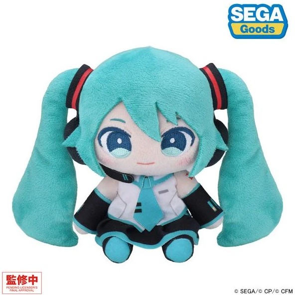 Hatsune Miku Sitting Plush Toy, Project Sekai, Sega, 5