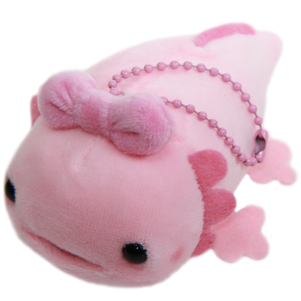 Kawaii Axolotl Plushie Small Keychain Collection Super Soft Plush Toy Pink 4 Inches