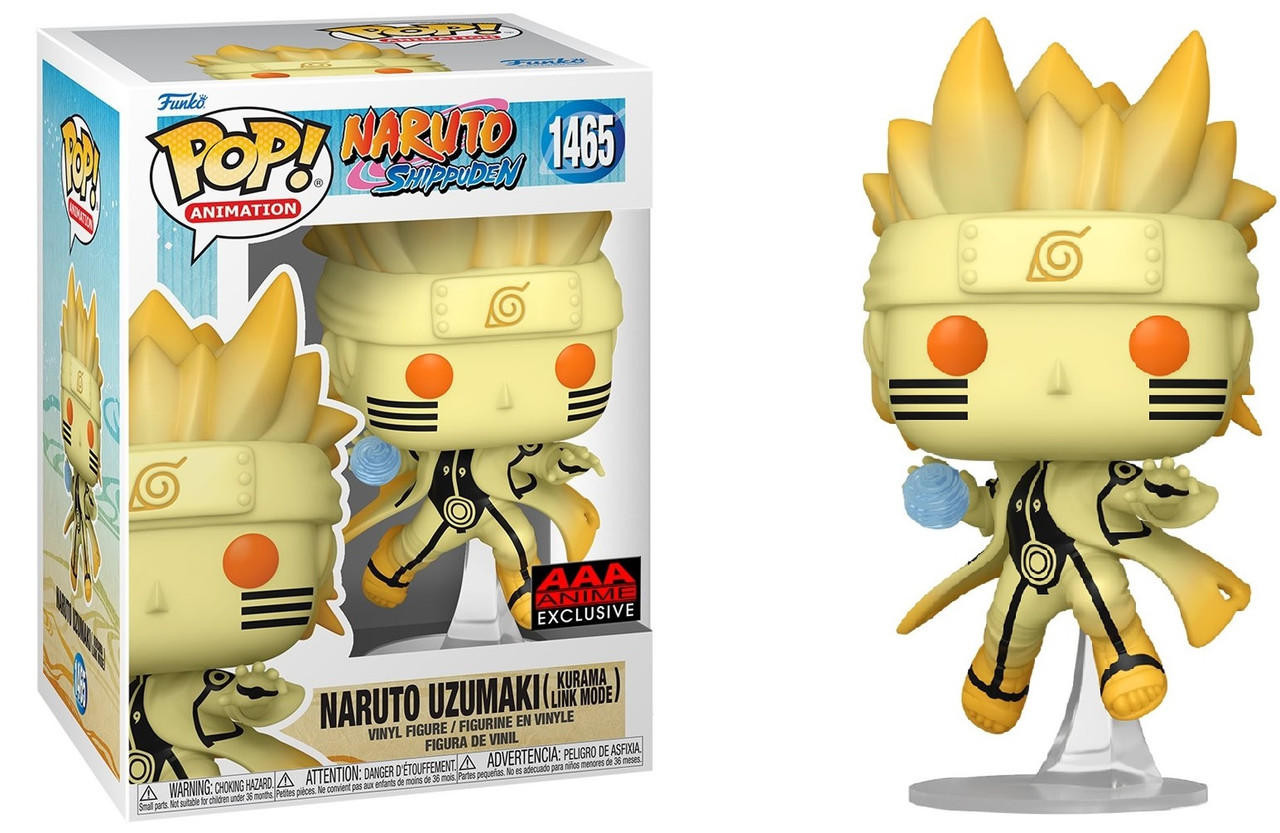 Naruto (Kurama Link Mode) Figure, AAA Exclusive, Funko Pop Animation 1465