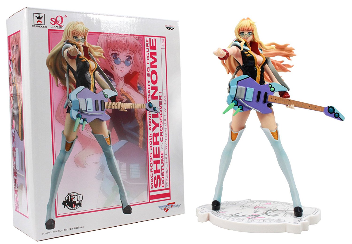 Sheryl Nome, SQ Figure, Costume Crossing, Macross Frontier, 30th Anniversary Figure, Banpresto