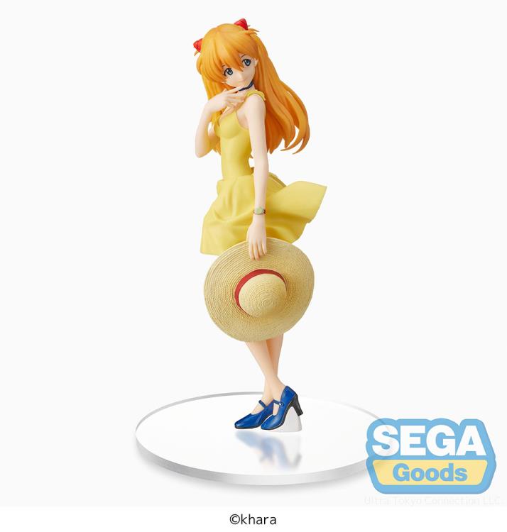 Asuka Langley Figure, Summer Beach Dress Figure, Evangelion, Sega