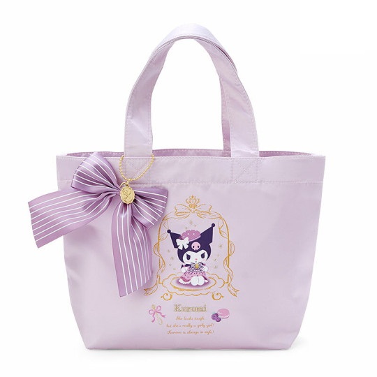 Ribbon Handbag Kuromi Lavender Purple Sanrio