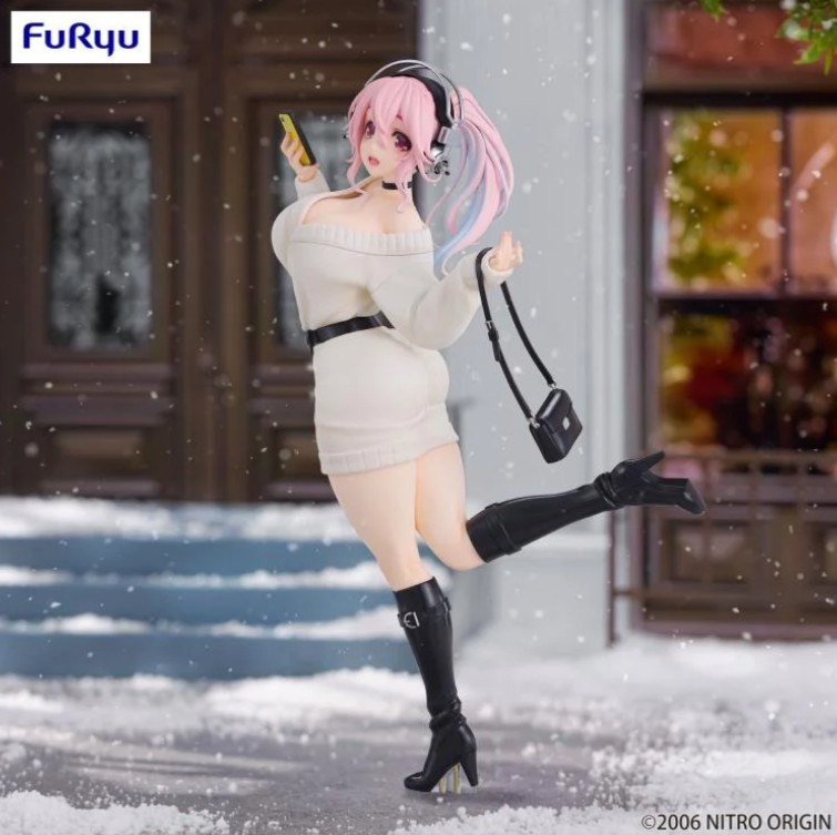 Super Sonico Figure, Trio Tri It, Winter Memory Ver., Super Sonico, Furyu
