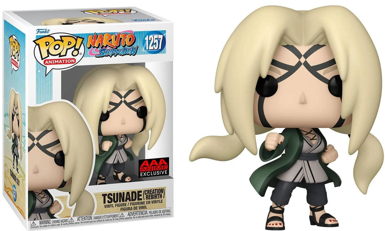 Tsunade Figure Naruto Funko Pop Animation 3.75 Inches AAA Exclusive Funko Pop 1257