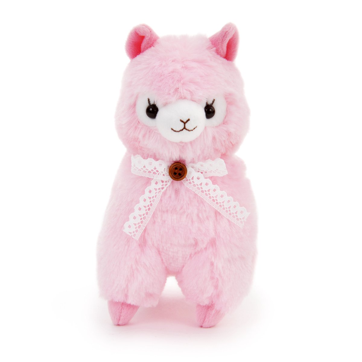 Plush Alpaca, Amuse, Alpacasso, Sumomo-chan, Pink, 6 Inches