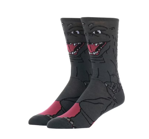 Godzilla Crew Socks