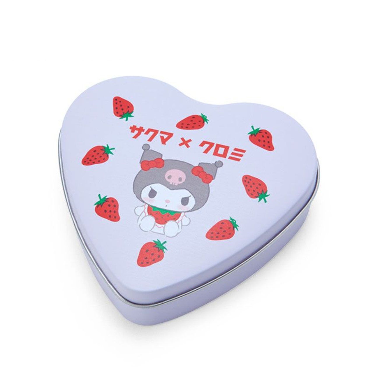Kuromi Strawberry Tin Can Sanrio
