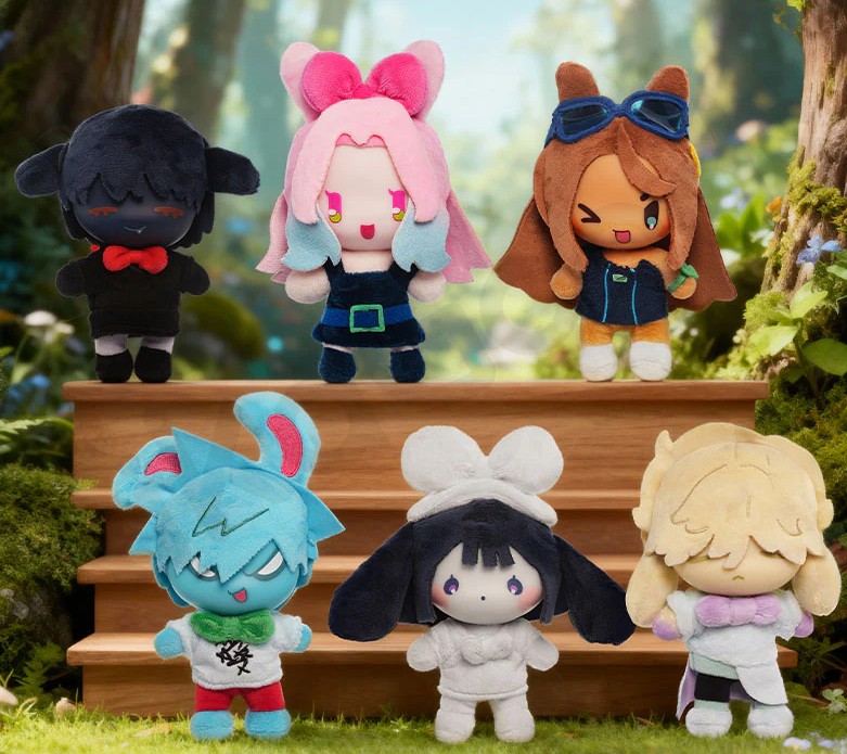 Alien Stage Bunny Plush Doll Keychain Series -  Random Blind Box