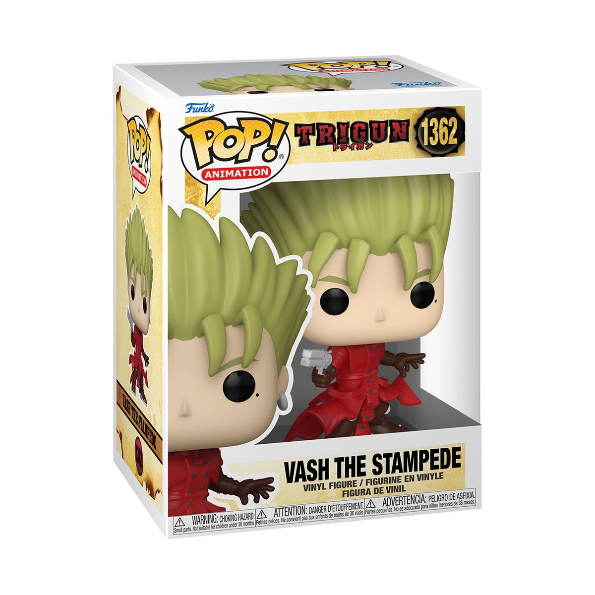 Vash The Stampede Figure Trigun Funko Pop 1362