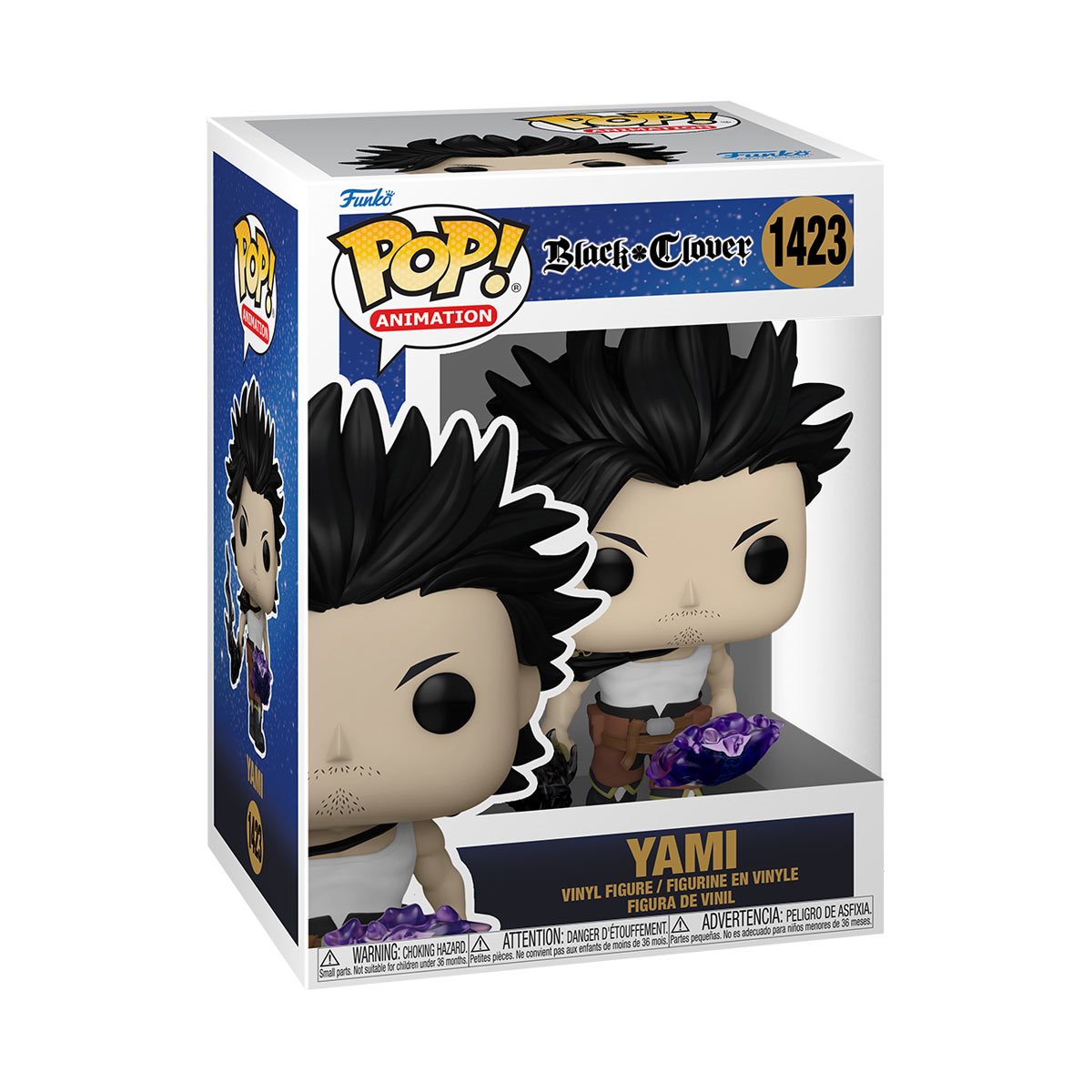 Yami Figure, Black Clover, Funko Pop Animation 3.75 Inches Funko Pop 1423