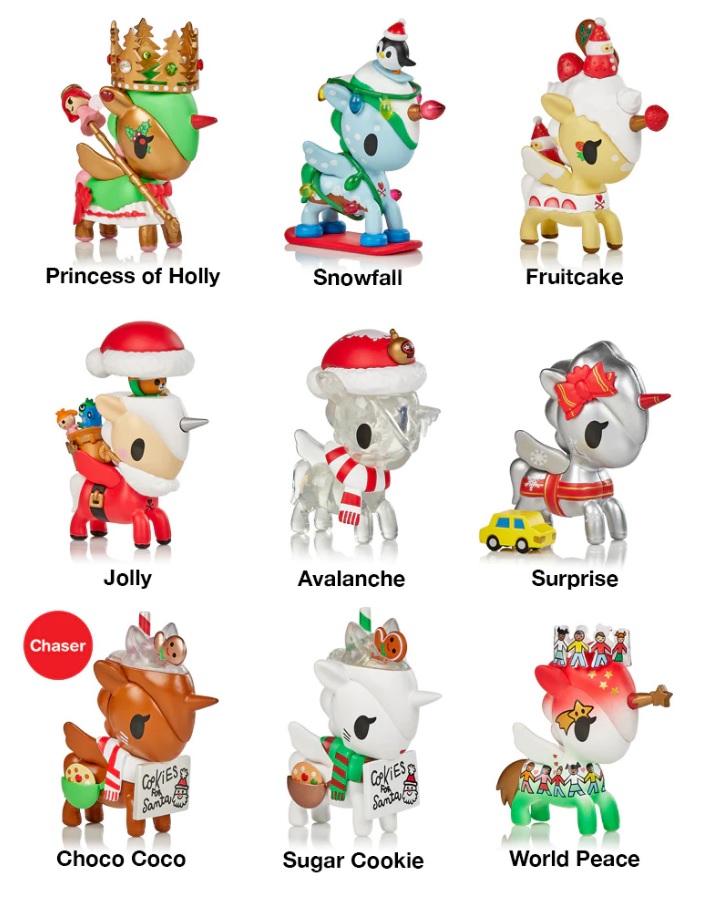 Tokidoki Holiday Unicorno Series 4 Random Blind Box Figure