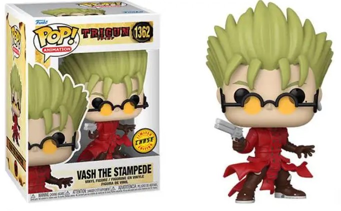 Vash The Stampede Figure Limited Chase Trigun Funko Pop 1362