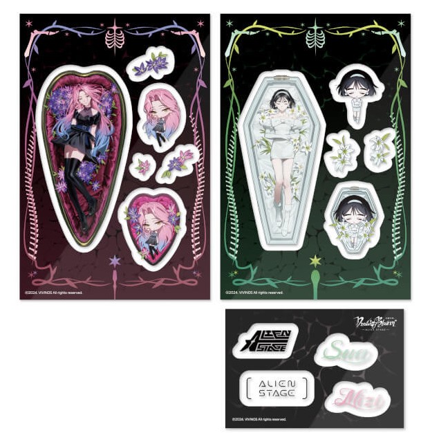 Alien Stage Mizi & Sua Sticker Sheet