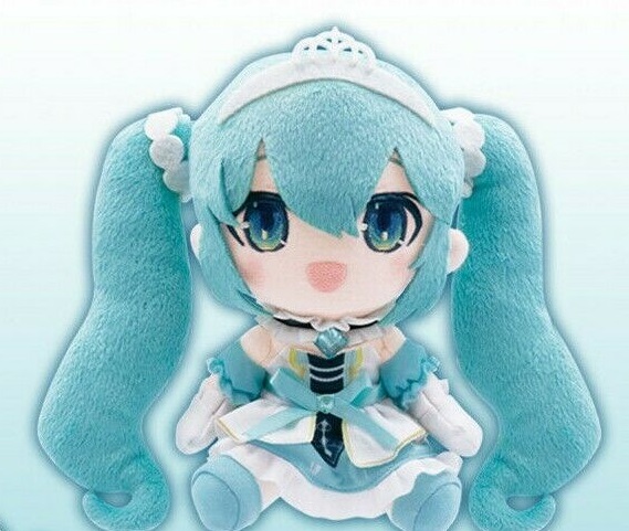 Hatsune Miku Plush Doll, 2022 Ver., Wonderland Vol 4., A Ver., Small Size, 7 Inches, Vocaloid, Taito