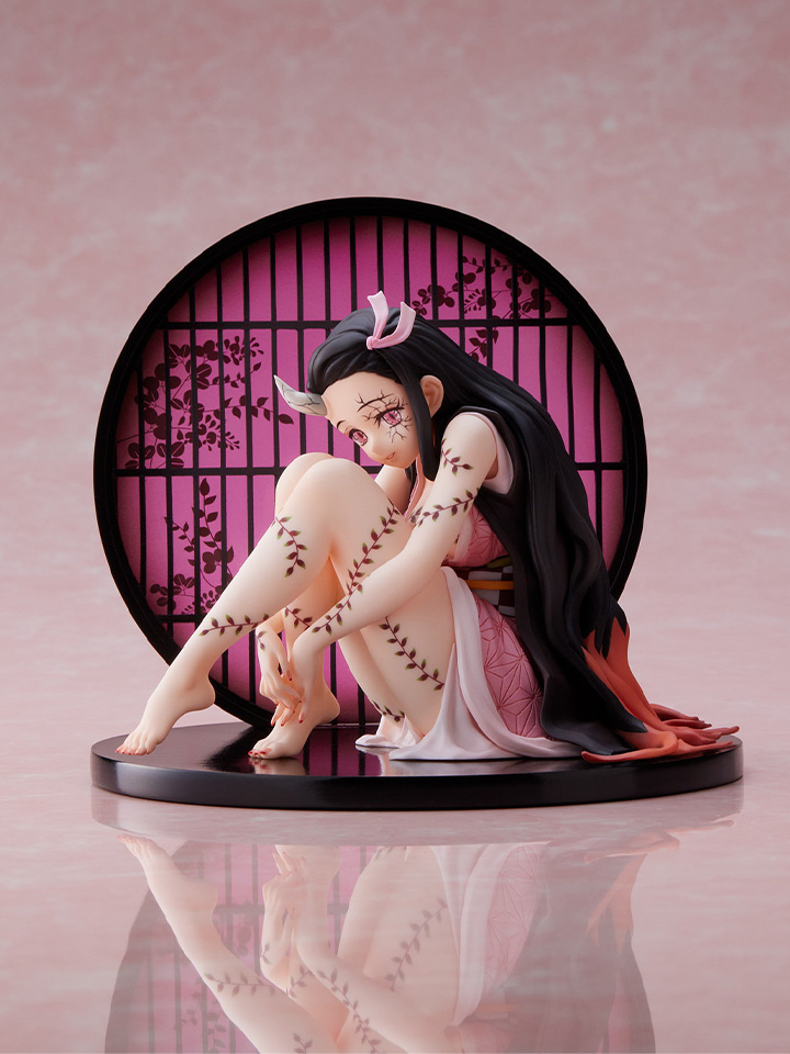 Nezuko Kamado Figure, 1/8 Scale Pre-Painted Statue, Demon Form Advancing Version, Demon Slayer, Kimetsu no Yaiba, Aniplex