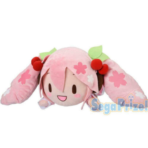 Sakura Miku Plush Doll 2020 Ver. Cherry Blossoms Pink Outfit Big Size 15 Inches Vocaloid Sega