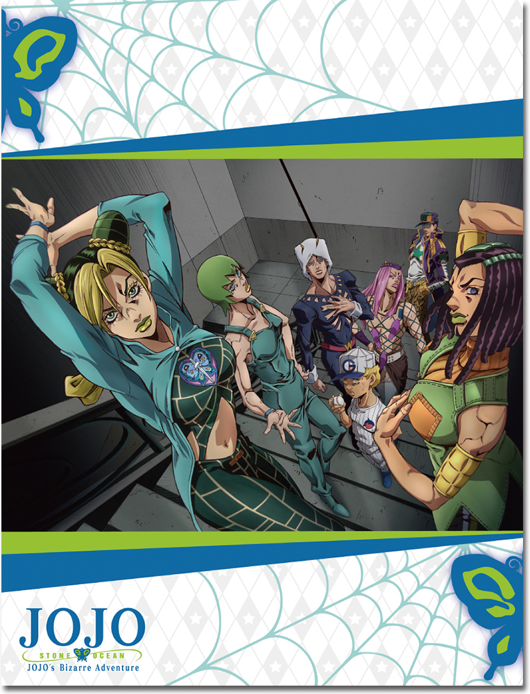 Jojos Bizarre Adventure Stone Ocean Throw Blanket