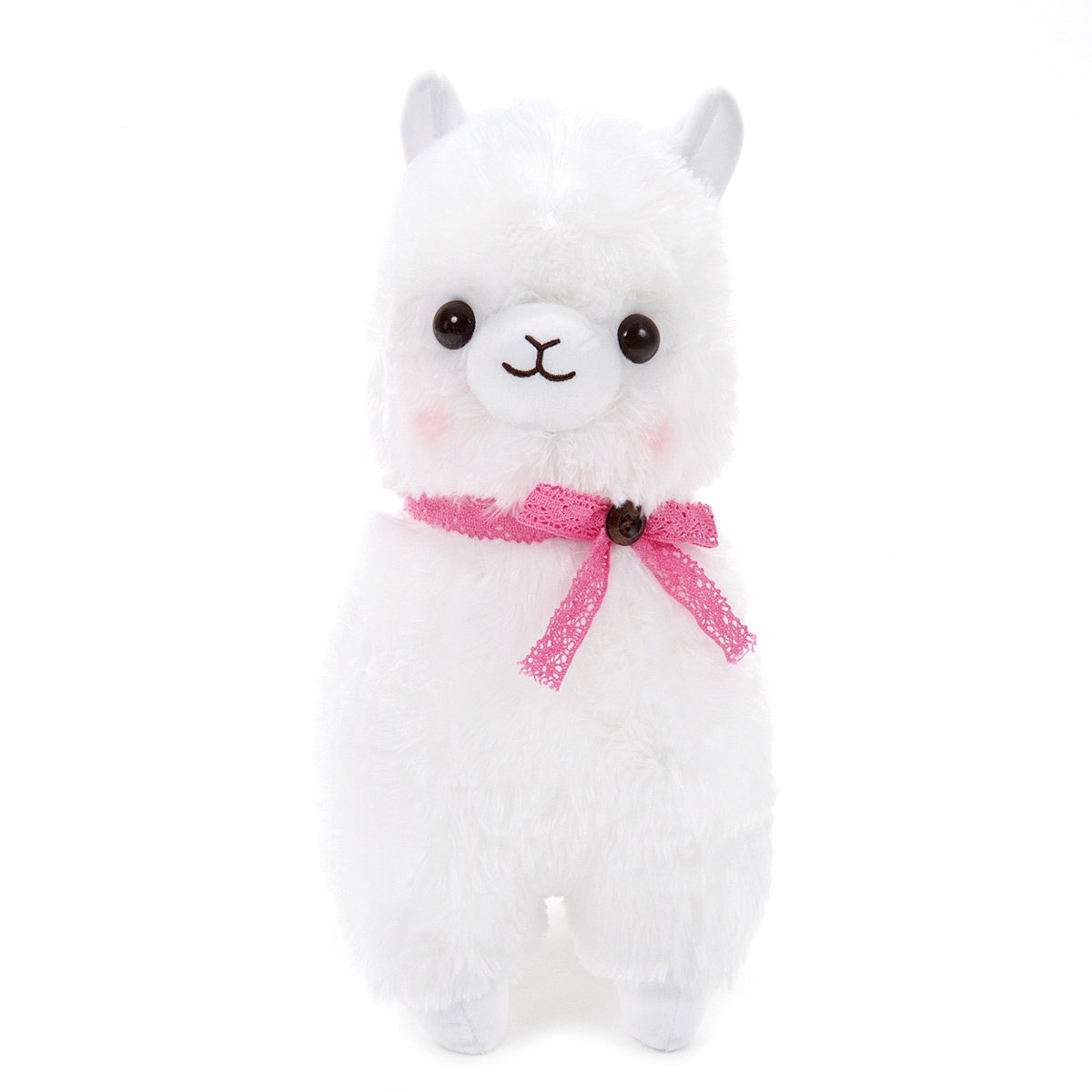 Plush Alpaca, Amuse, Alpacasso, Shiro-chan, White, 15 Inches BIG Size