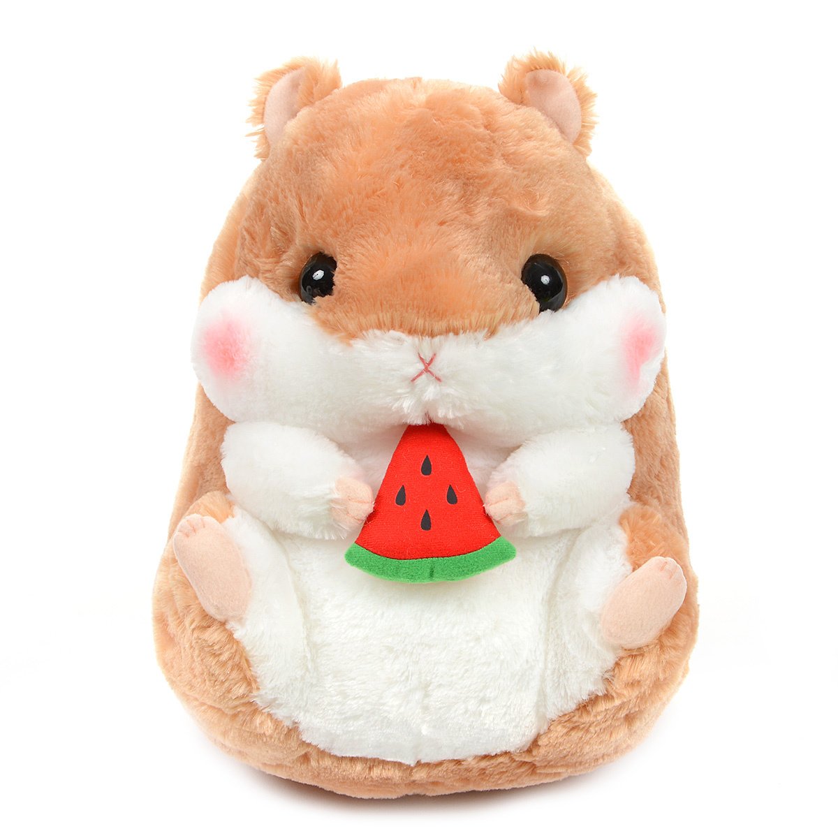 Hamster Plushie, Amuse Coroham Coron Fun Friends Plush Collection Coron, Brown, BIG