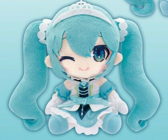 Hatsune Miku Plush Doll, 2022 Ver., Wonderland Vol 4., B Ver., Small Size, 7 Inches, Vocaloid, Taito