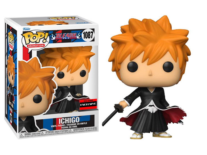 Ichigo Figure, Bleach, Funko Pop Animation, 3.75 Inches, AAA Exclusive, Funko Pop 1087