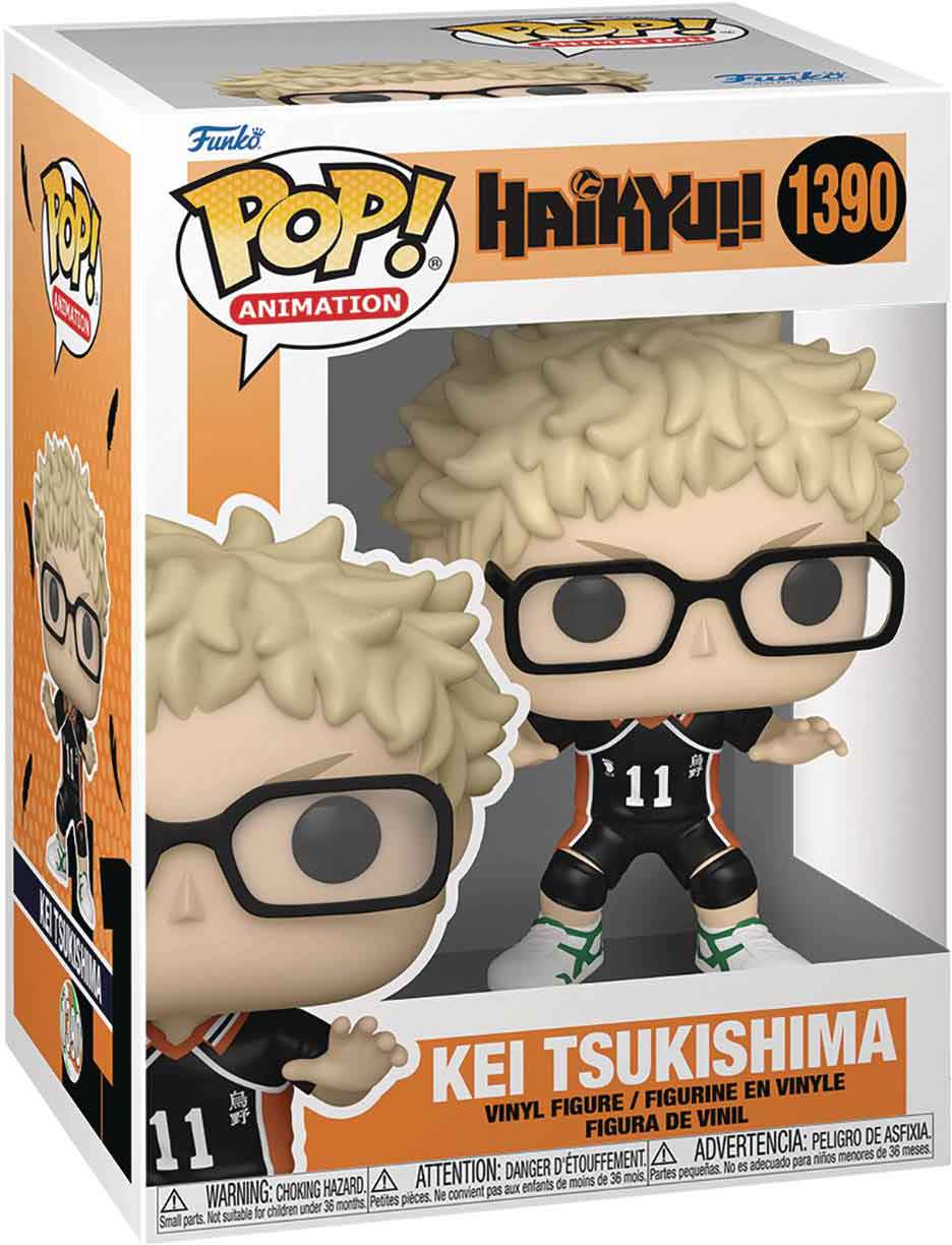 Kei Tsukishima Funko Pop Animation, Haikyu!!, 3.75 Inches Funko Pop 1390