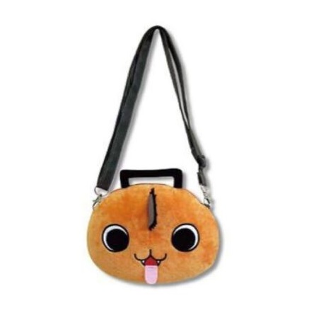 Pochita Plush Doll Shoulder Bag, Chainsaw Man, Orange, Mappa