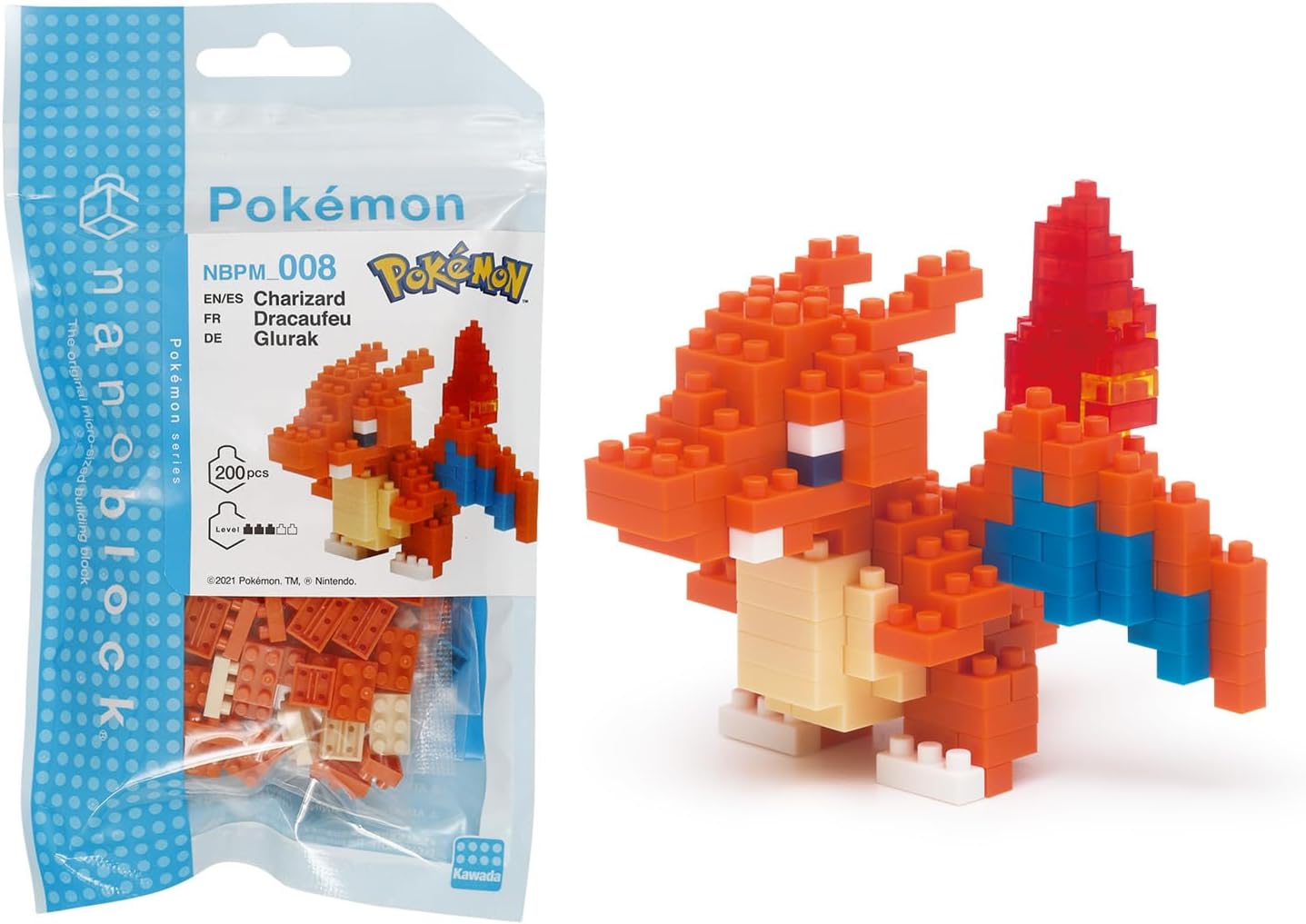 Charizard Nanoblock Pokemon - Pokémon Series Building Kit