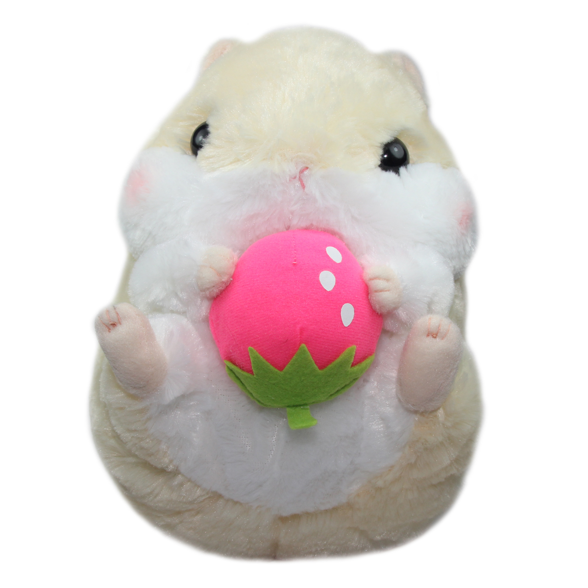 Hamster Plush Doll Amuse Coroham Coron Ichigo Collection Purin Beige Jumbo 10 Inches