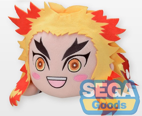 Kyojuro Rengoku Plush Doll, Lying Down, Demon Slayer, Kimetsu no Yaiba, 12 Inches, Sega