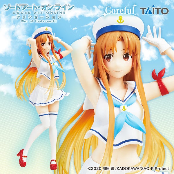 Asuna Yuuki Figure, Marine Look Ver, Coreful, Sword Art Online War of Underworld, Taito