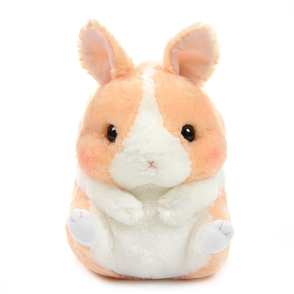 Bunny Plushie, Amuse Coroham Coron Fun Friends Plush Collection Chibi-pyon, White / Beige, BIG