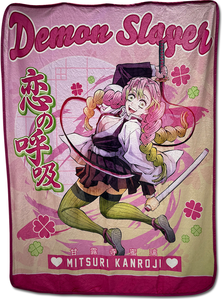 Demon Slayer Throw Blanket - Mitsuri Kanoroji