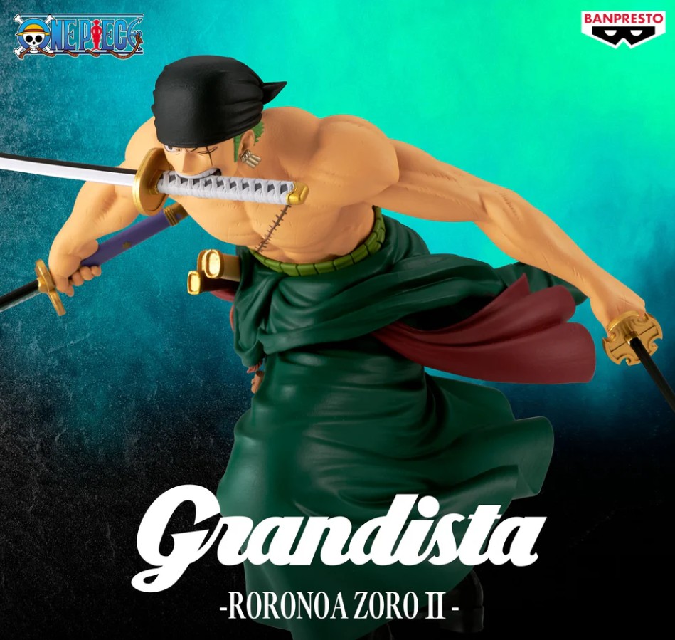 Roronoa Zoro Figure II, Grandista, One Piece, Banpresto