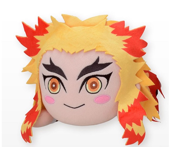 Kyojuro Rengoku Plush Doll, Lying Down, Demon Slayer, Kimetsu no Yaiba, 12 Inches, Sega