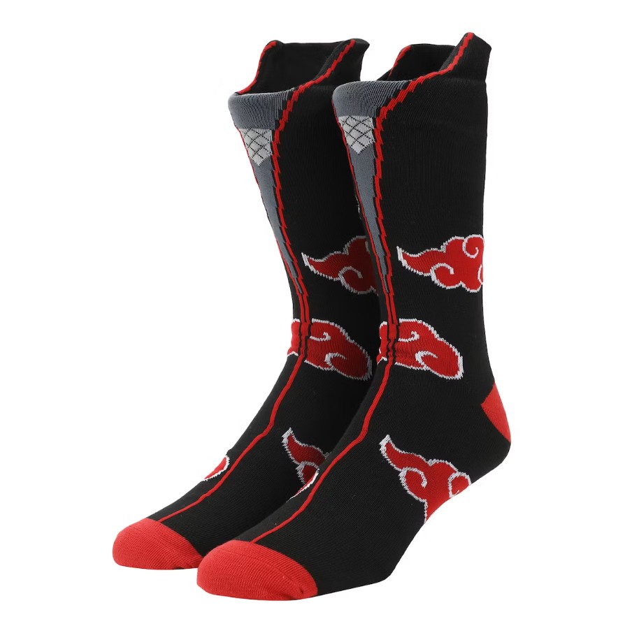 Naruto Itachi Cosplay with Collar Crew Socks