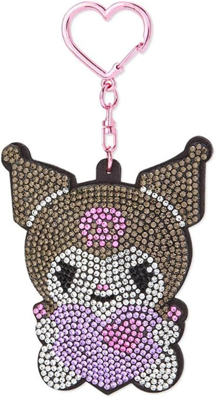 Sanrio Characters Kuromi - Rhinestone Keychain