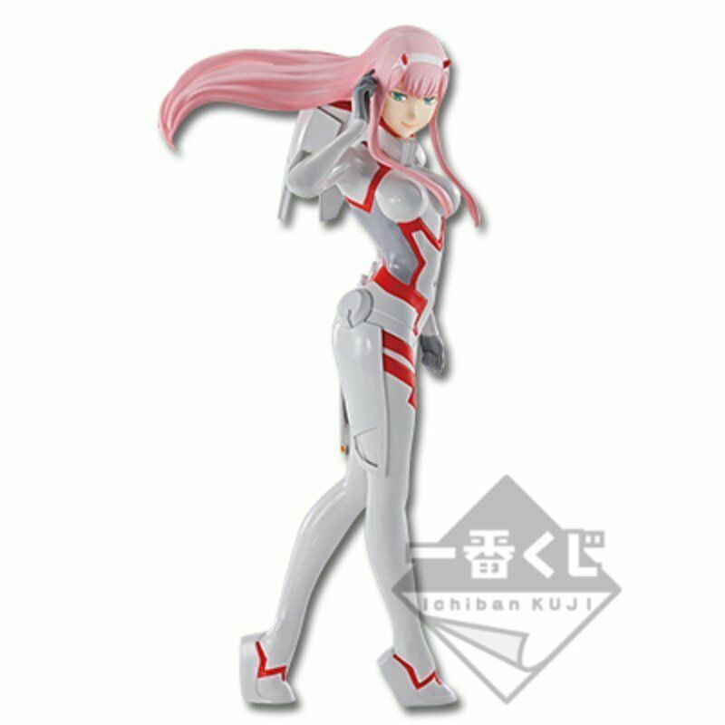 Zero Two Figure, White Pilot Suit Ver, Ichiban Kuji B Prize, DARLING in the FRANXX, Bandai