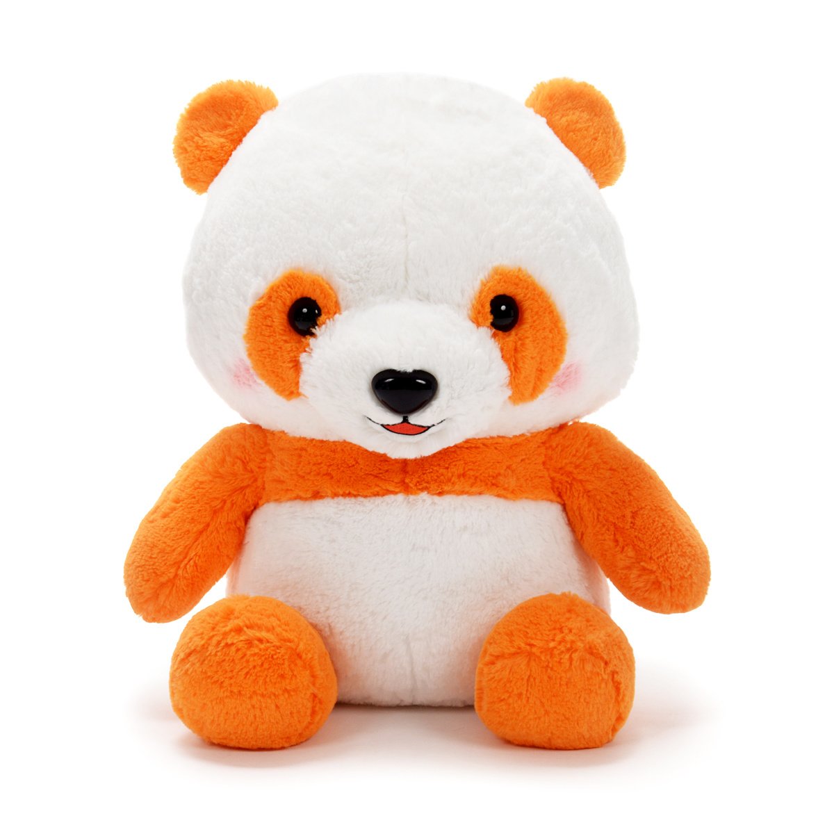 Plush Panda, Amuse, Honwaka Panda Baby, Orange, Orange / White, 16 Inches