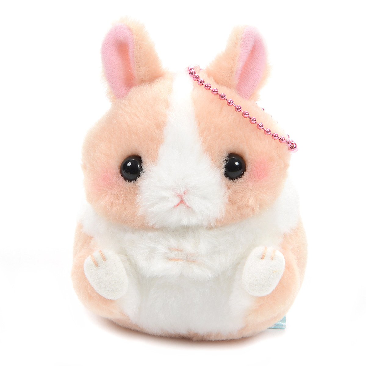 Plush Hamster, Amuse, Coroham Coron, Chibi-pyon, Mix White, 4 Inches