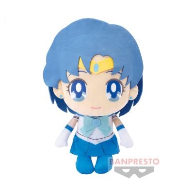 Sailor Mercury Plush Doll, Sailor Moon, 12 Inches, Bandai