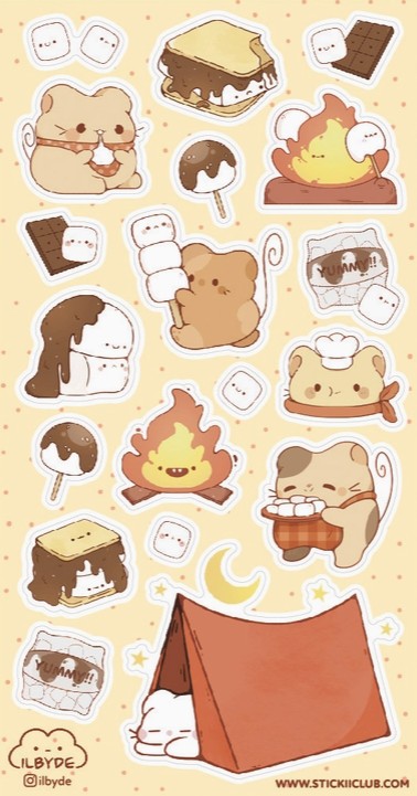 Smore Joy Sticker Sheet
