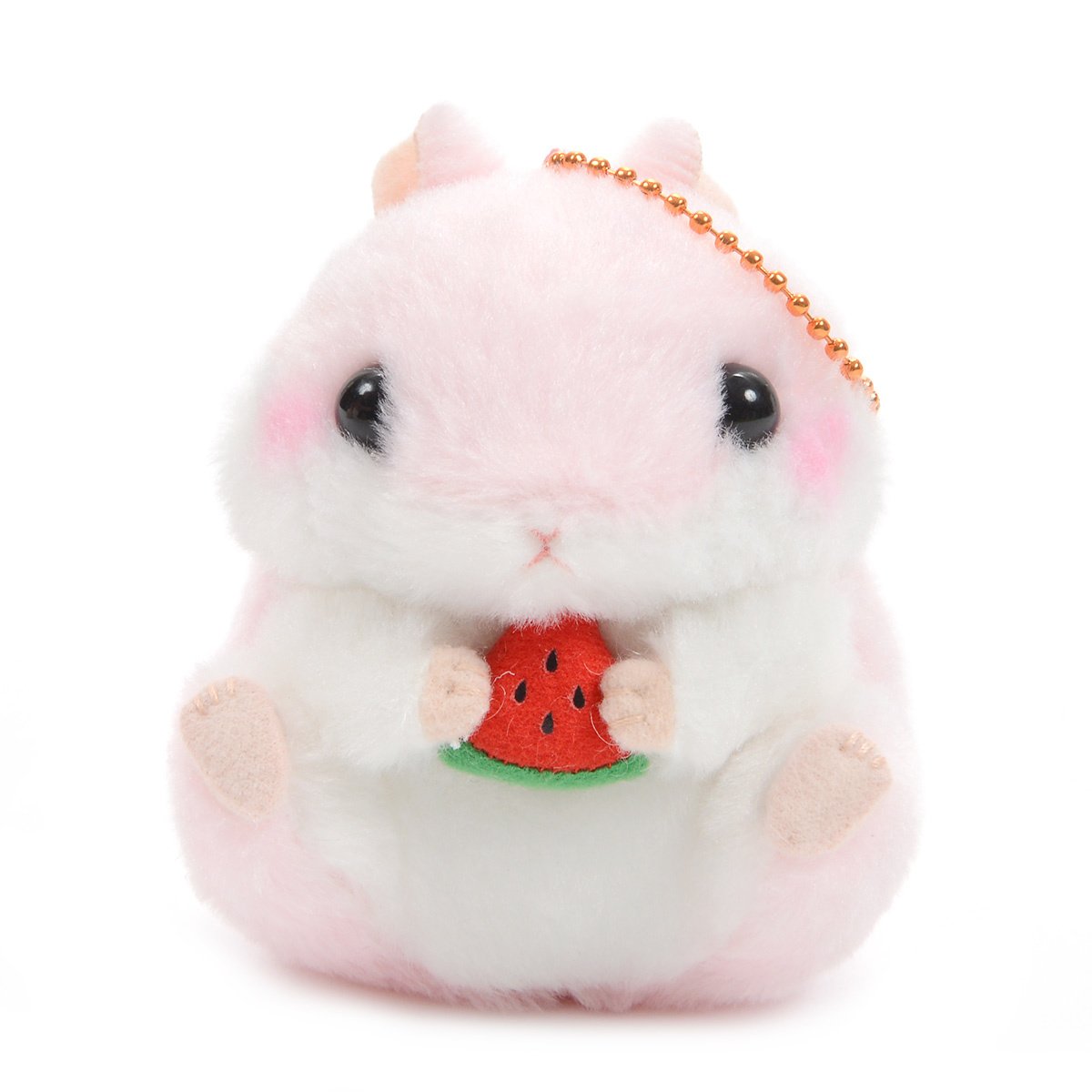 Plush Hamster, Amuse, Coroham Coron, Momo-chan, Pink, 4 Inches