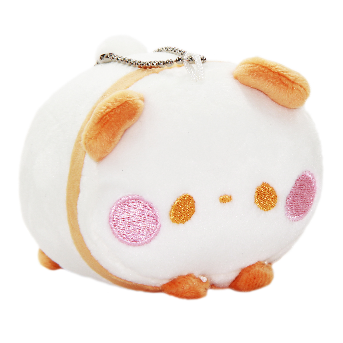 Super Soft Mochii Cute Panda Plush Japanese Squishy Plushie Toy Kawaii Bear Orange White