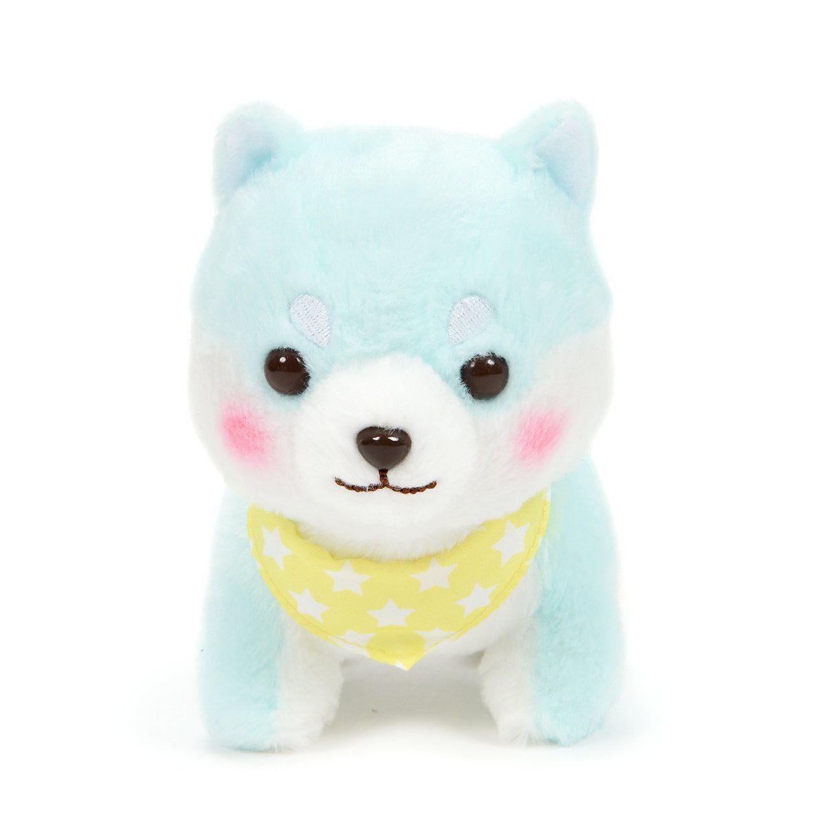 Amuse Dog Plushie, Mameshiba San Kyodai Funwari Yume no Kuni Taiga Pastel Green 5 Inches Standard Size