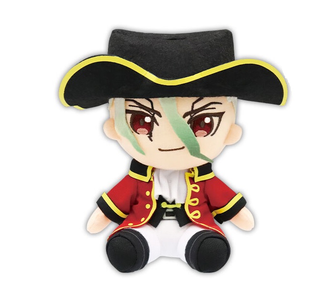 Senku Ishigami Plush Doll, Pirate Ver., Dr Stone, 7 Inches, Taito