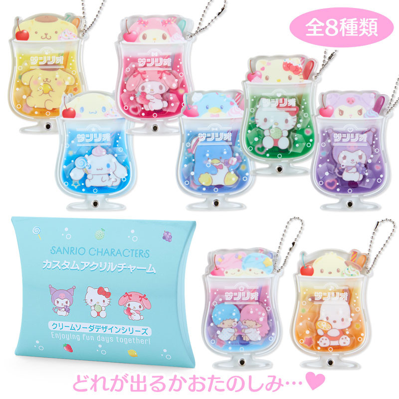 Sanrio Characters Acrylic Keychain Charm Random Blind Box