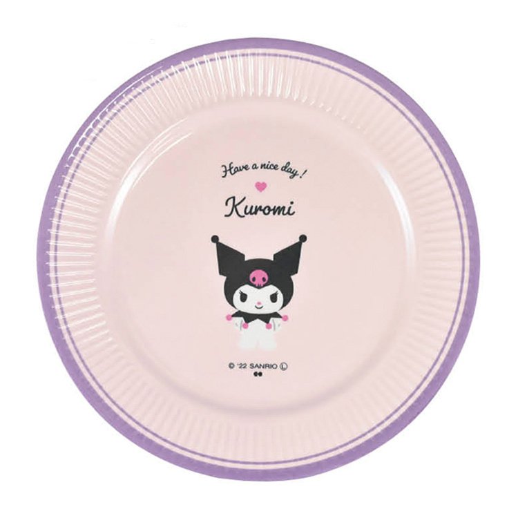 Sanrio Kuromi Melamine Plate Small
