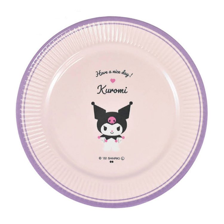 Sanrio Kuromi Melamine Plate Small